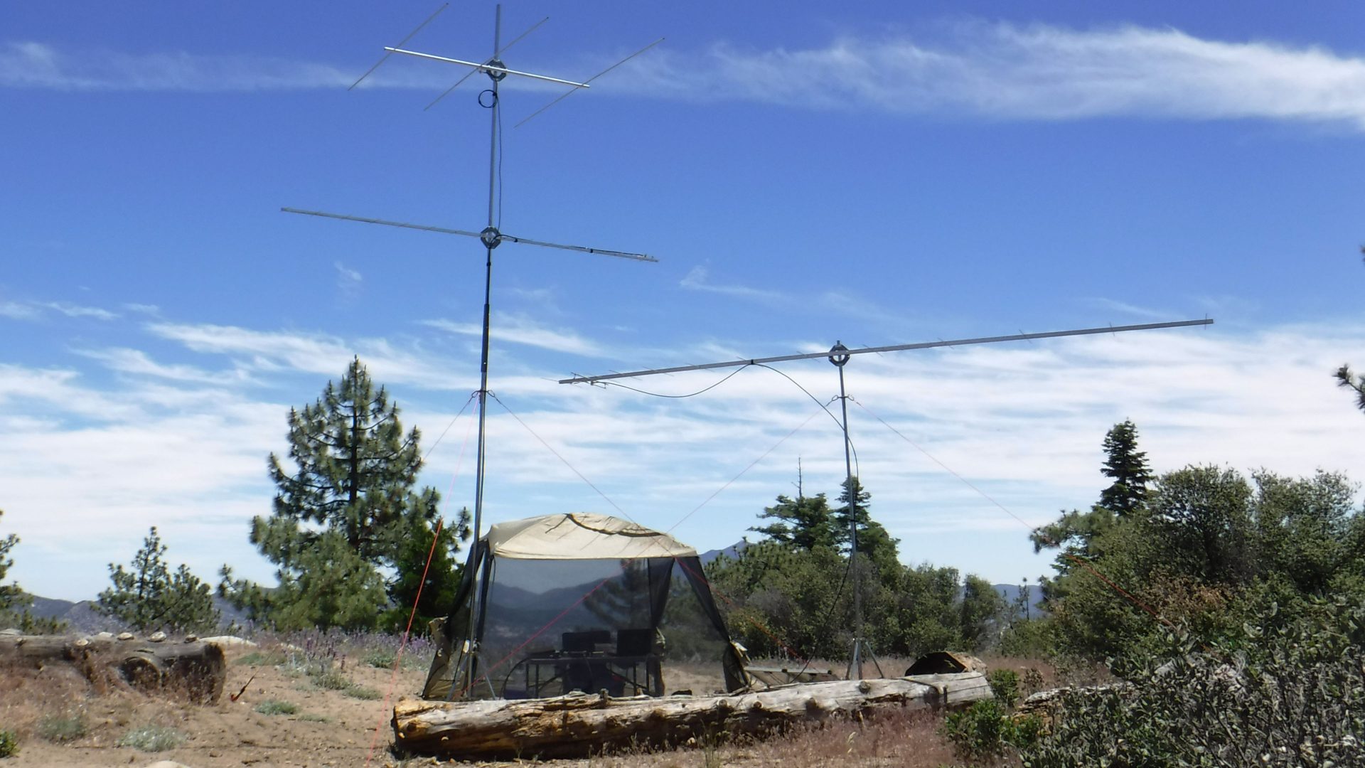 Mountaintop VHF/UHF contest station